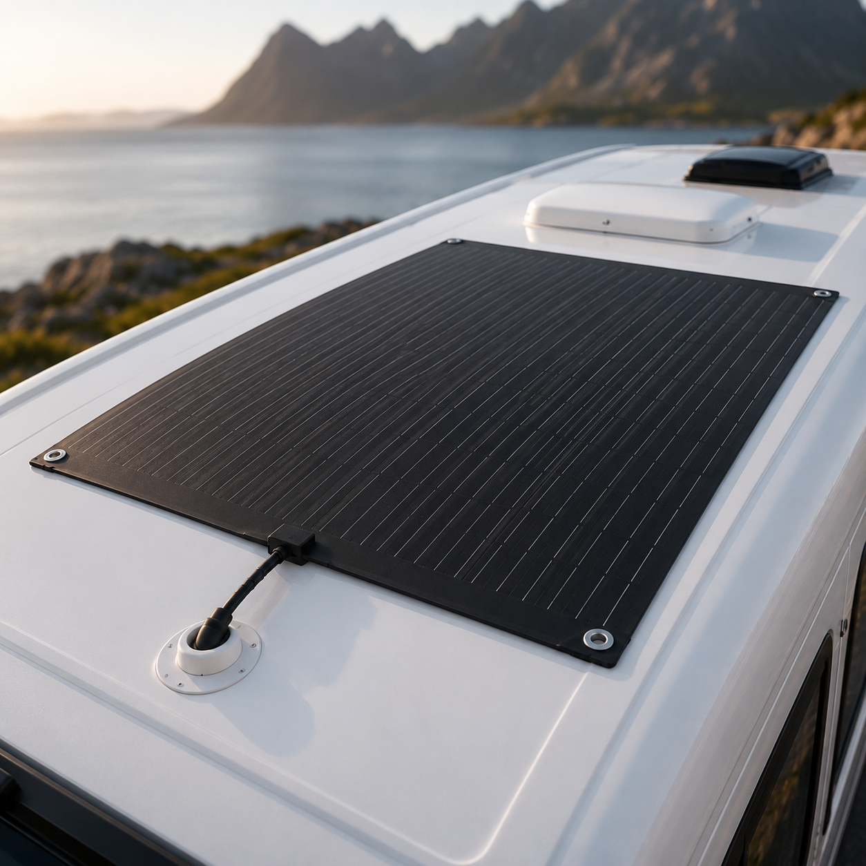 Flexibel solpanel 240W monokristallin hög verkningsgrad
