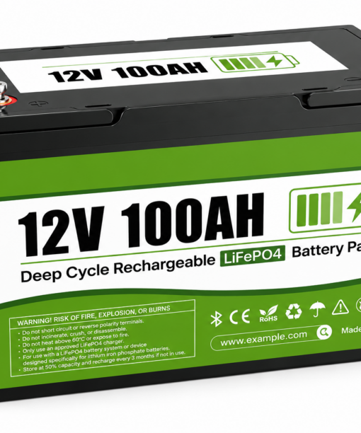 LifePo4 100Ah batteri BT - Bild 2