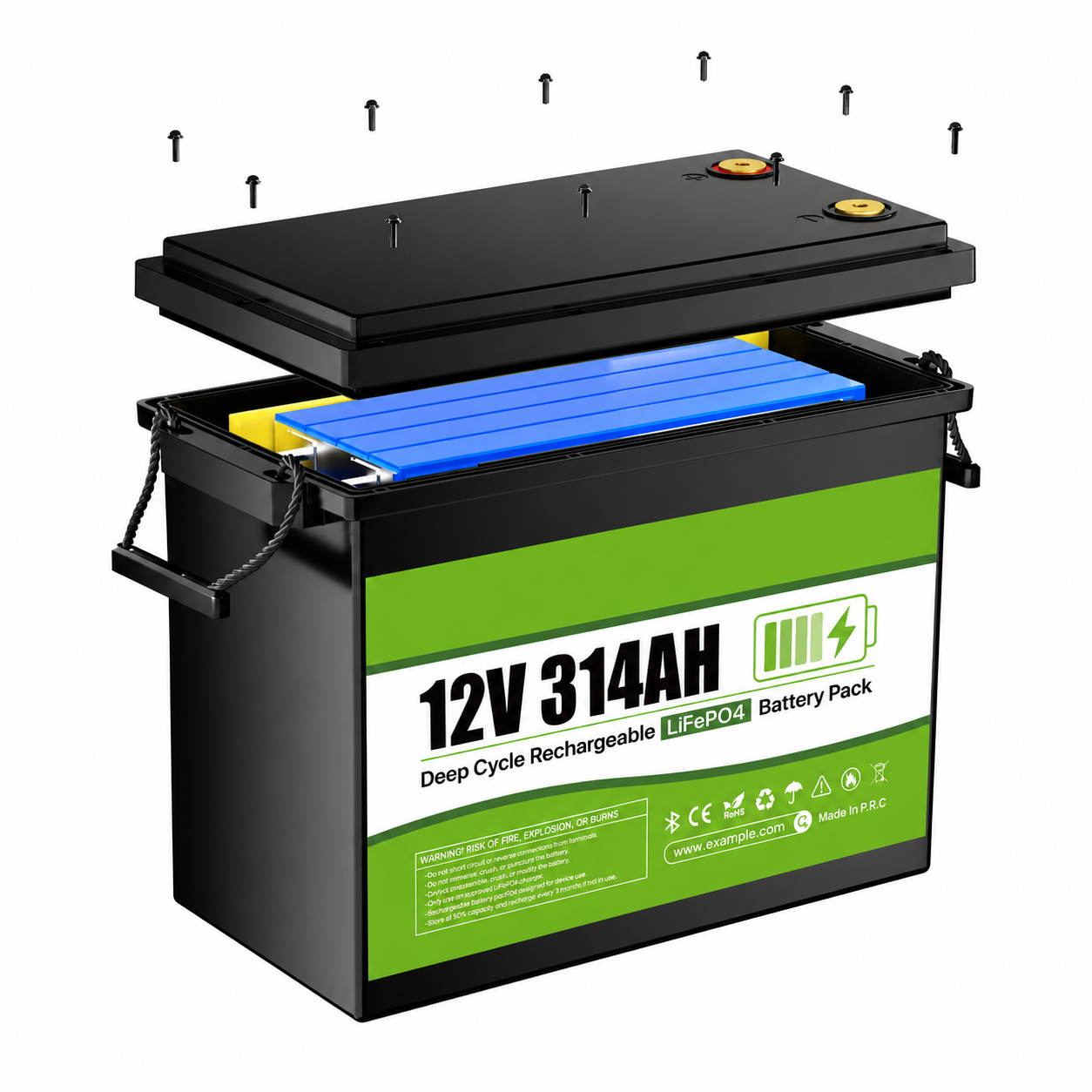 LifePo4 300Ah batteri BT - Bild 2