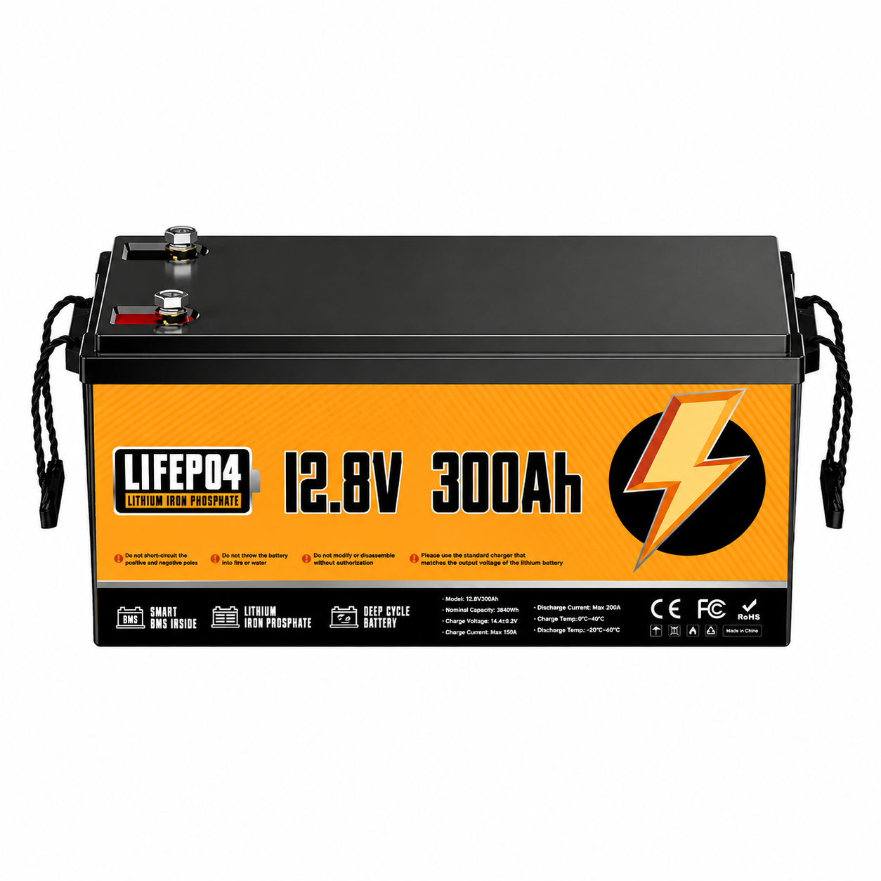 LifePo4 300Ah batteri utan BT - Bild 2