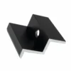 Ändklämma solpanel H40mm aluminium